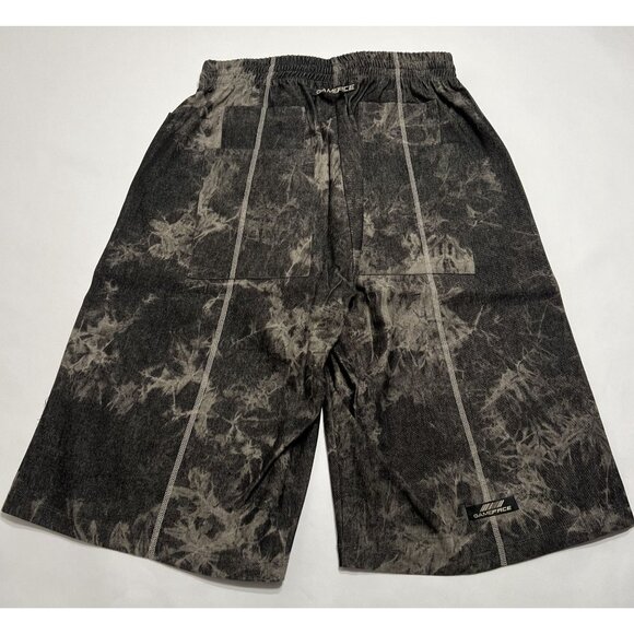 GAMEFACE Oversized Shorts in Denim Acid - Picture 4 of 5